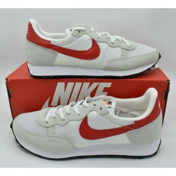 NWB Nike Mens Size 9 Challenger OG White University Red Sneakers CW7645-100